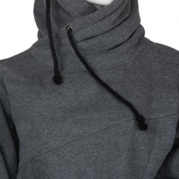 Solid Color Long Sleeve Pullover Hoodie 