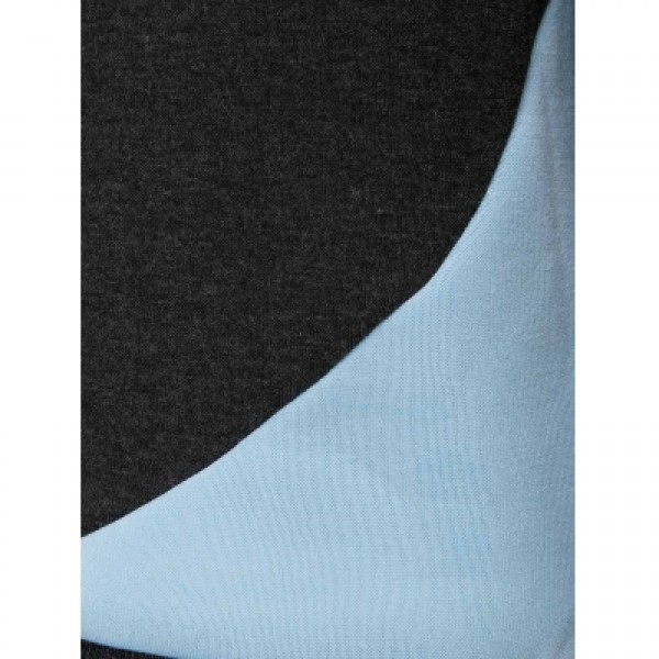 Hooded Long Sleeve Color Block Pocket Design Hoodie 