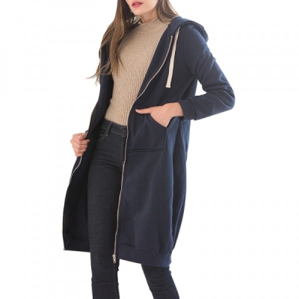 Women Plus Size Warm Hoodie Casual Loose Sweatshirt Coat Velvet Fashion Outwear 