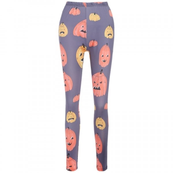 Halloween Cartoon Pumpkins Pants 