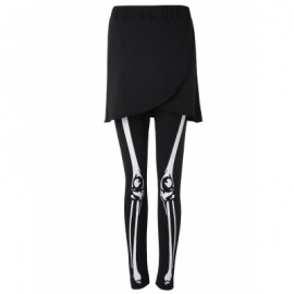 Skeleton Skirt Leggings
